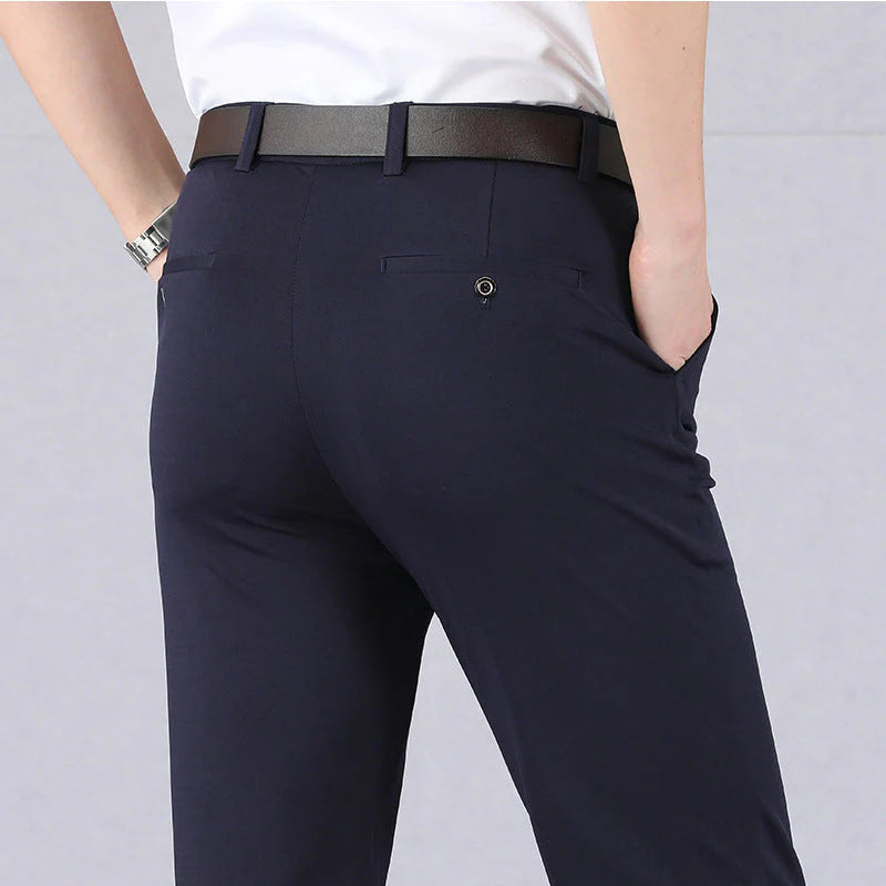 【Servicio de entrega gratuito】Fliwos Slimastrouser—Pantalones Rectos de Alta Elasticidad