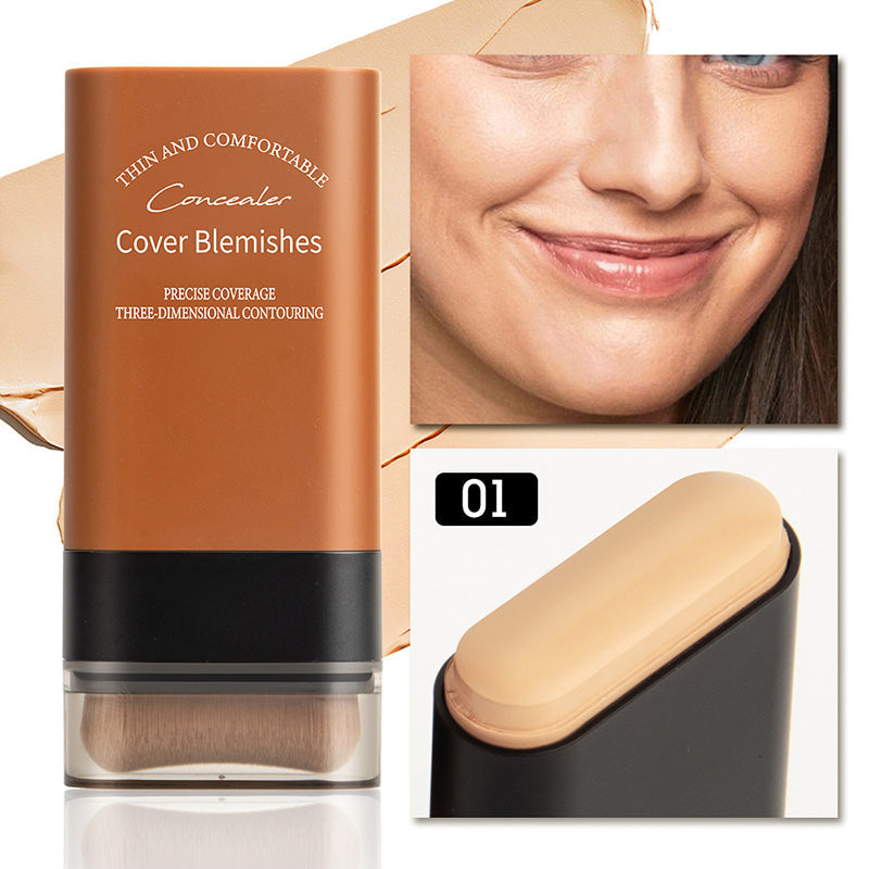 ✨ Corrector en Barra con Brocha Incorporada – Cobertura Instantánea y Precisa