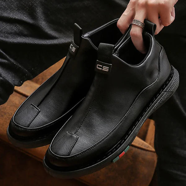 【Compra 2 pares envío gratis】Zapatillas Business de hombre con suela blanda