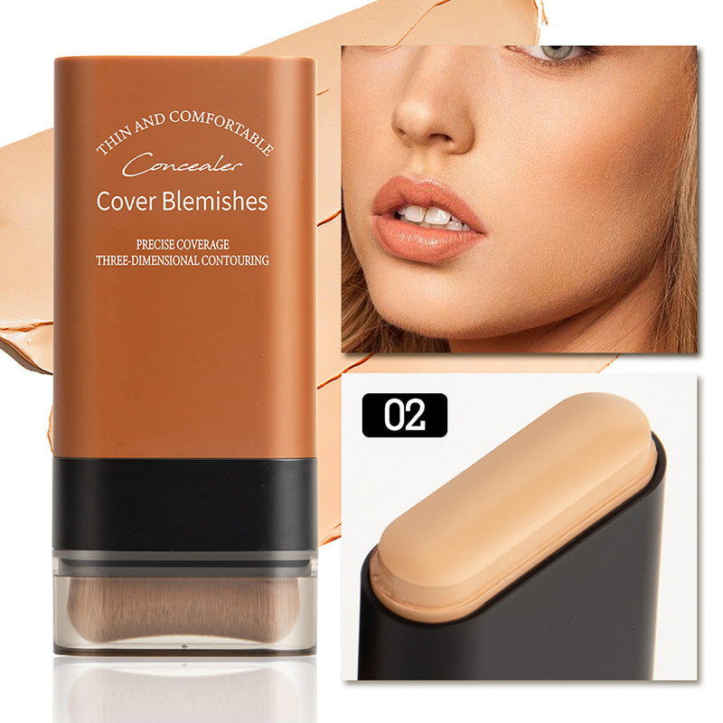 ✨ Corrector en Barra con Brocha Incorporada – Cobertura Instantánea y Precisa