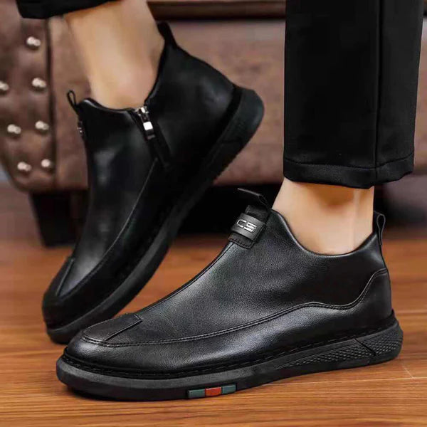 【Compra 2 pares envío gratis】Zapatillas Business de hombre con suela blanda