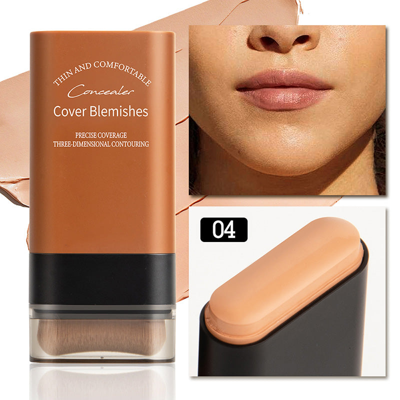 ✨ Corrector en Barra con Brocha Incorporada – Cobertura Instantánea y Precisa