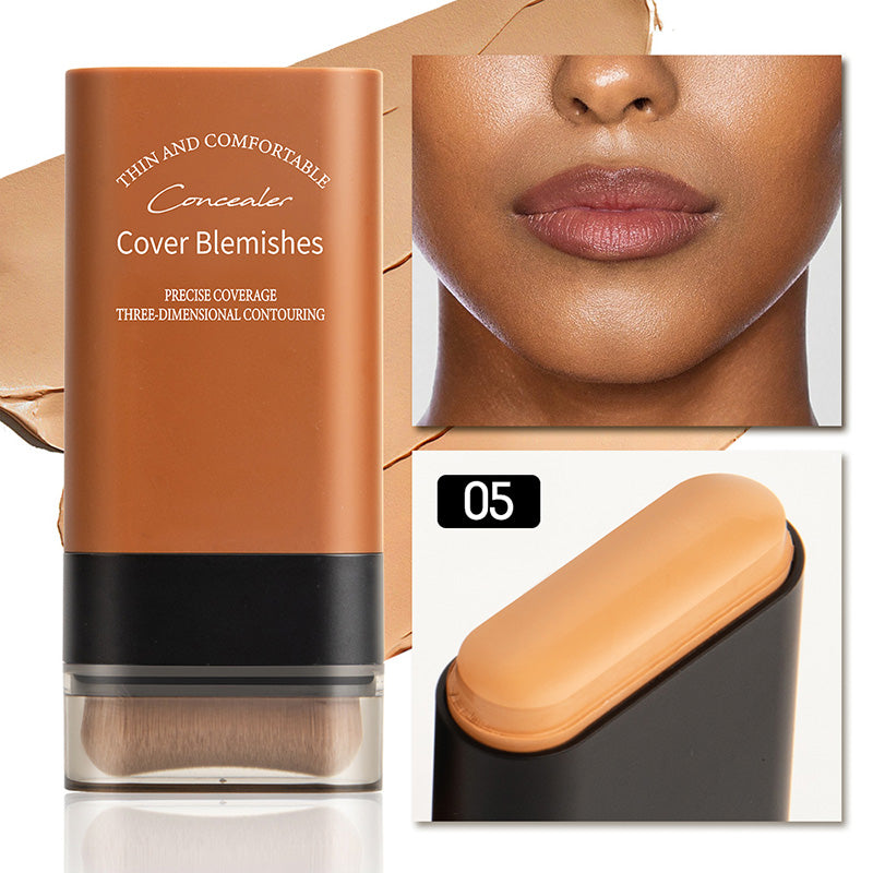 ✨ Corrector en Barra con Brocha Incorporada – Cobertura Instantánea y Precisa