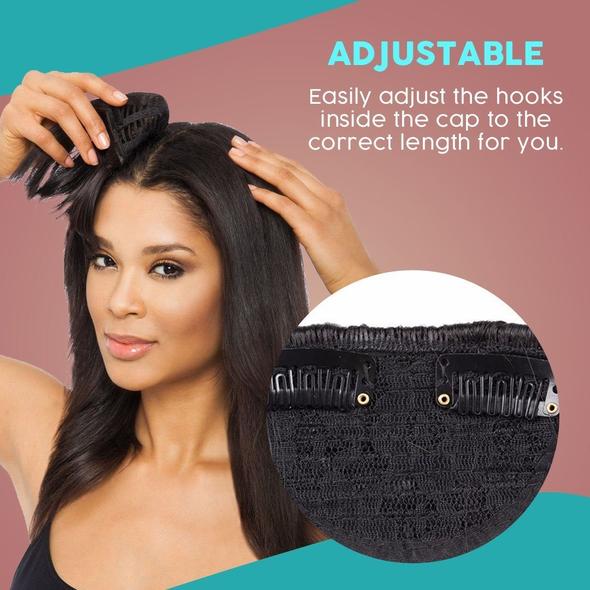 Extensiones de cabello con flequillo 3D sin costuras