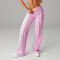 🔥 50% DE DESCUENTO 🔥Pantalones casuales de mujer de cintura alta y pierna ancha 👖✨