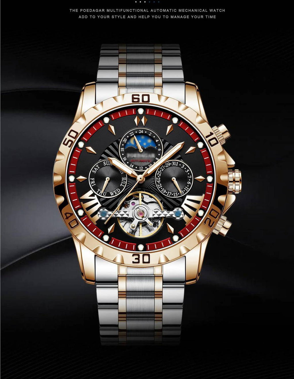 ⌚Relojes mecánicos automáticos suizos nuevos a prueba de agua
