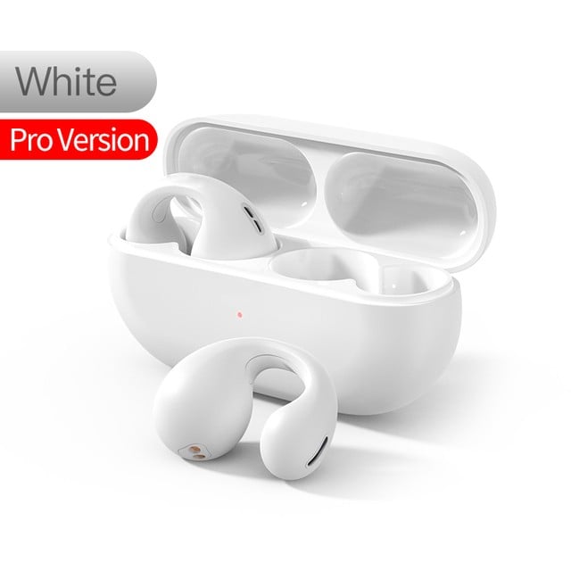 Auriculares inalámbricos de conducción ósea con clip para el oído