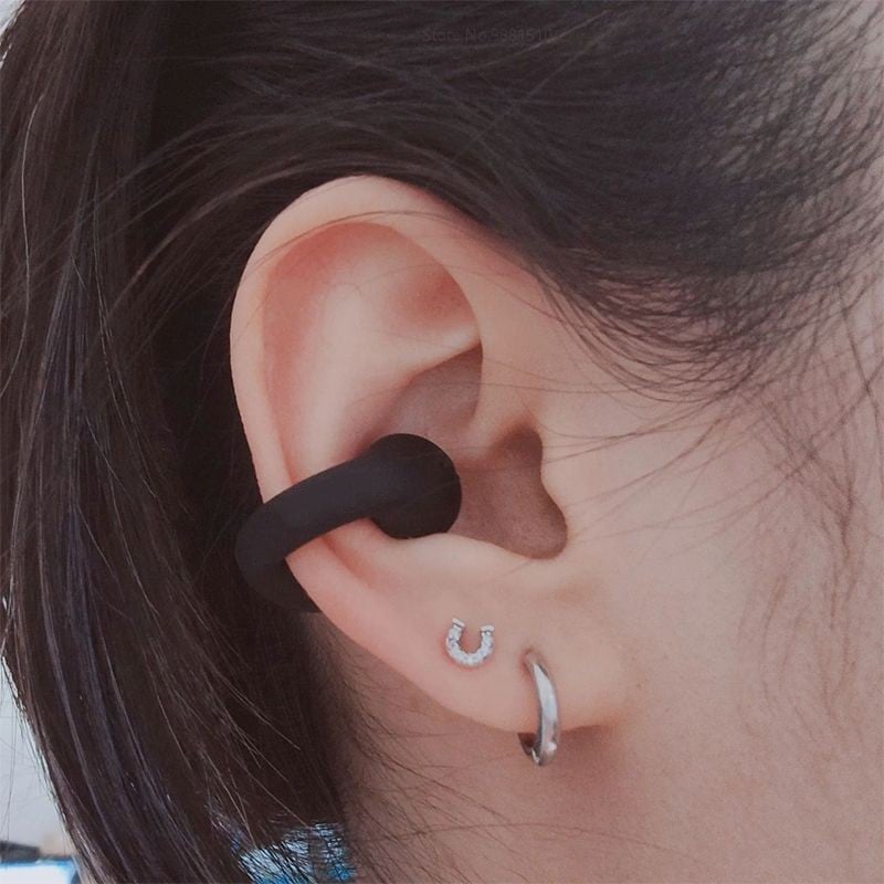 Auriculares inalámbricos de conducción ósea con clip para el oído