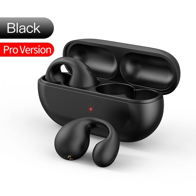 Auriculares inalámbricos de conducción ósea con clip para el oído