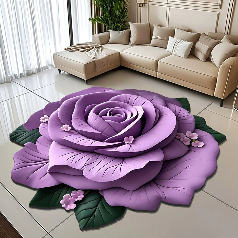 🌺Oferta Por Tiempo Limitado🌺Alfombra Floral de Felpa y Tierra de Diatomeas