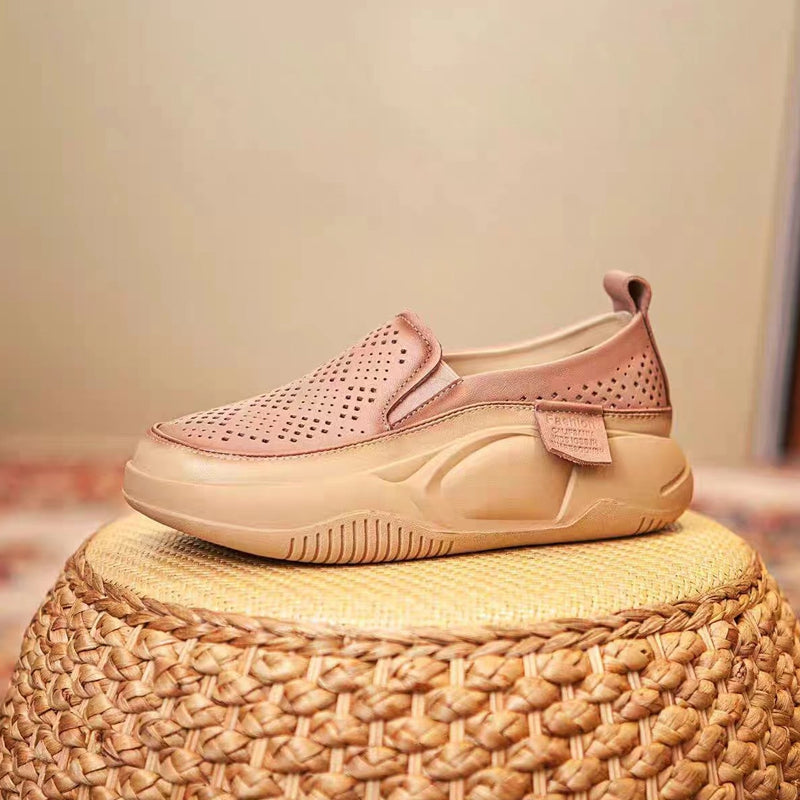 Zapatillas transpirables de suela blanda para mujer