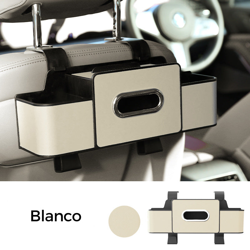 Caja de Almacenaje Multifuncional para Respaldo de Auto