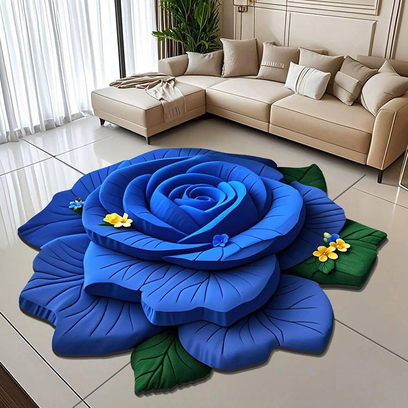🌺Oferta Por Tiempo Limitado🌺Alfombra Floral de Felpa y Tierra de Diatomeas