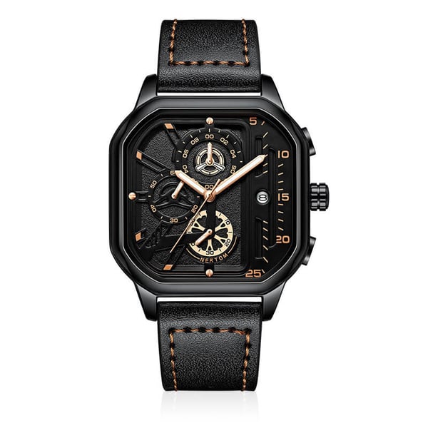 Reloj de cuarzo resistente al agua para hombre.