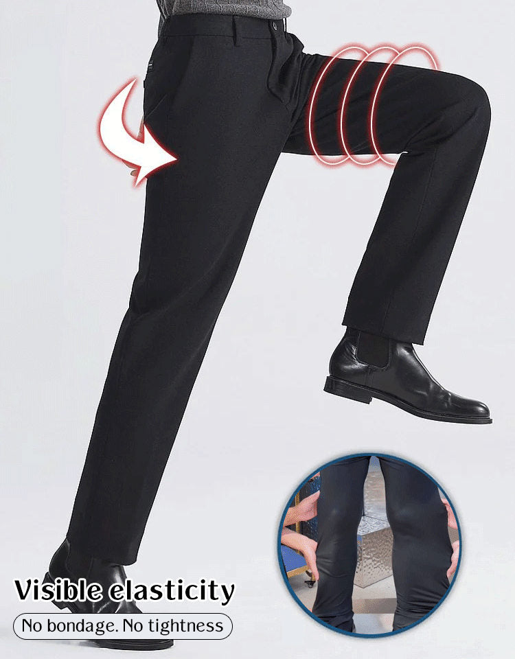 Pantalones de negocios de traje fino de verano para hombre