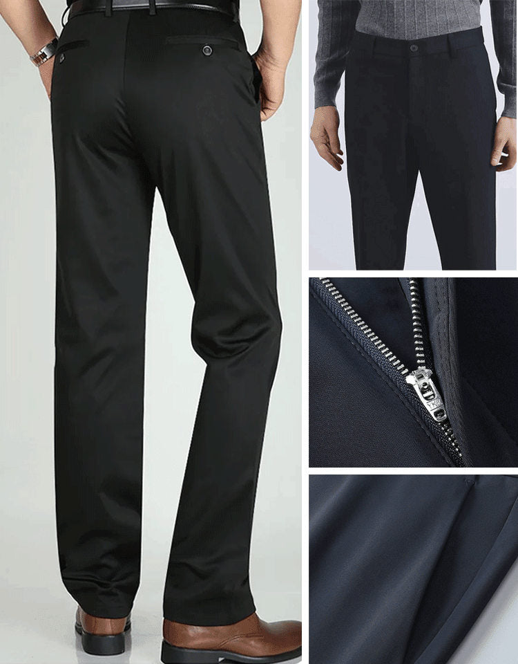 Pantalones de negocios de traje fino de verano para hombre