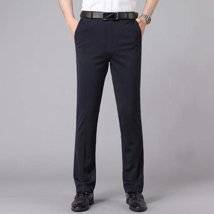 Pantalones de negocios de traje fino de verano para hombre