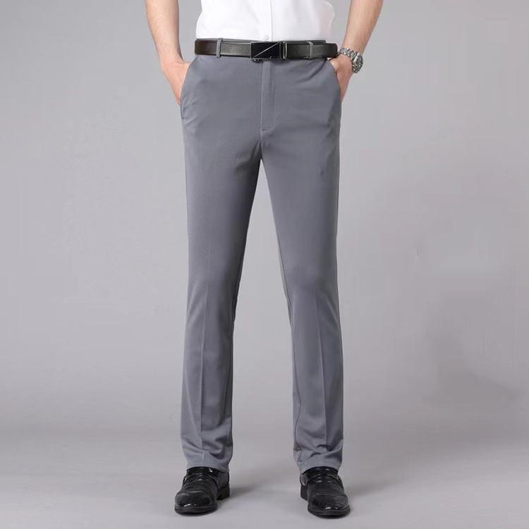 Pantalones de negocios de traje fino de verano para hombre