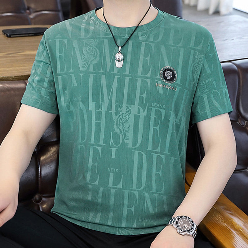 Camiseta de secado rápido Ice Silk para hombre