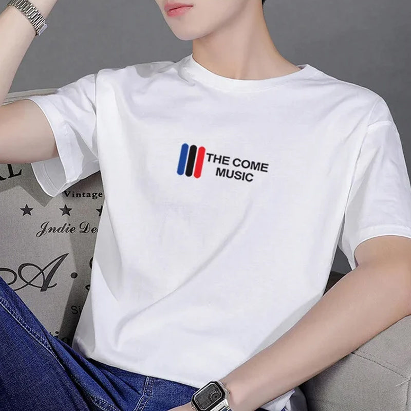 Camiseta de cuello redondo Summer Cooling para hombre