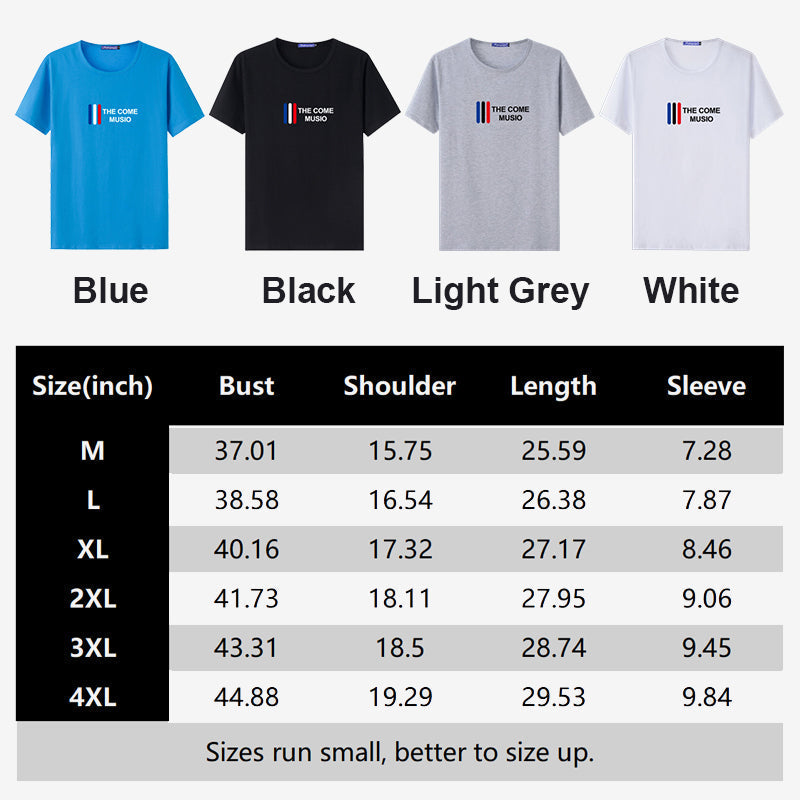 Camiseta de cuello redondo Summer Cooling para hombre