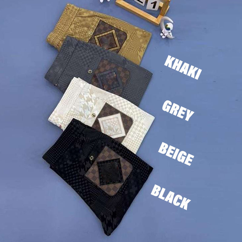 Pantalones de chándal informales con cintura elástica y cordón de seda helada para hombre