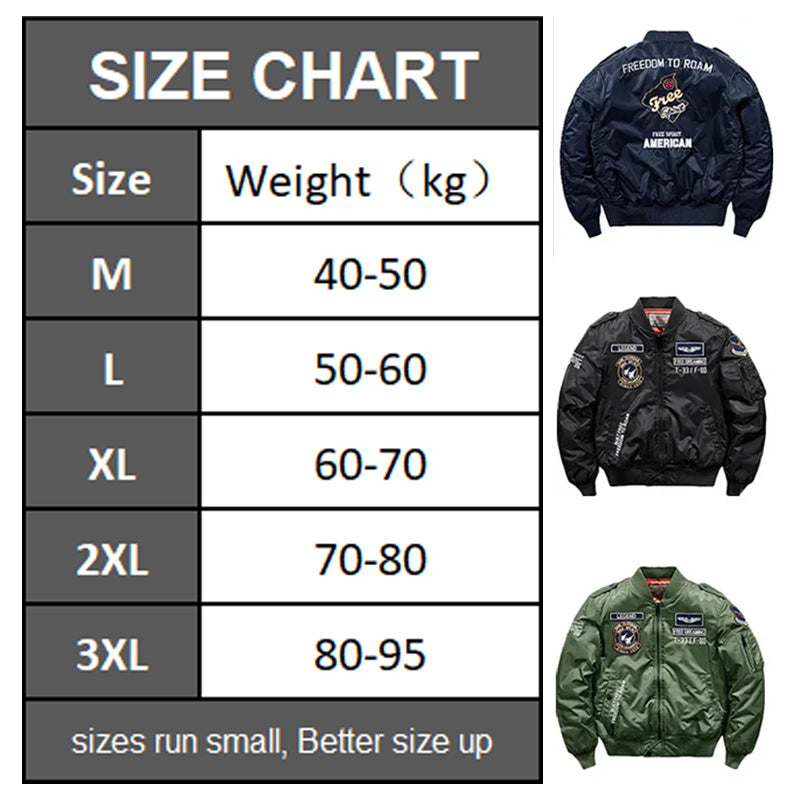 Chaqueta bomber americana