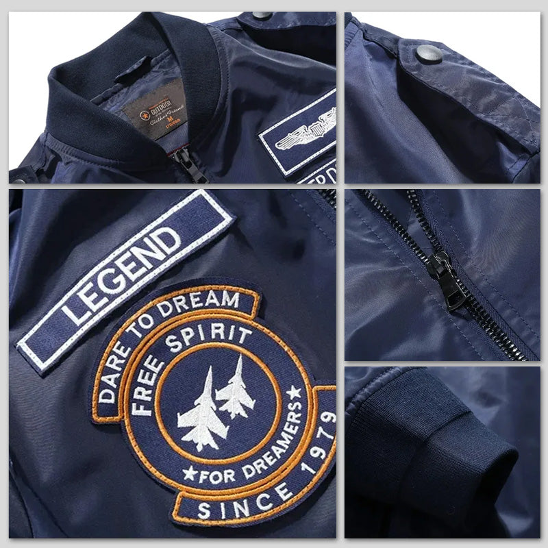 Chaqueta bomber americana