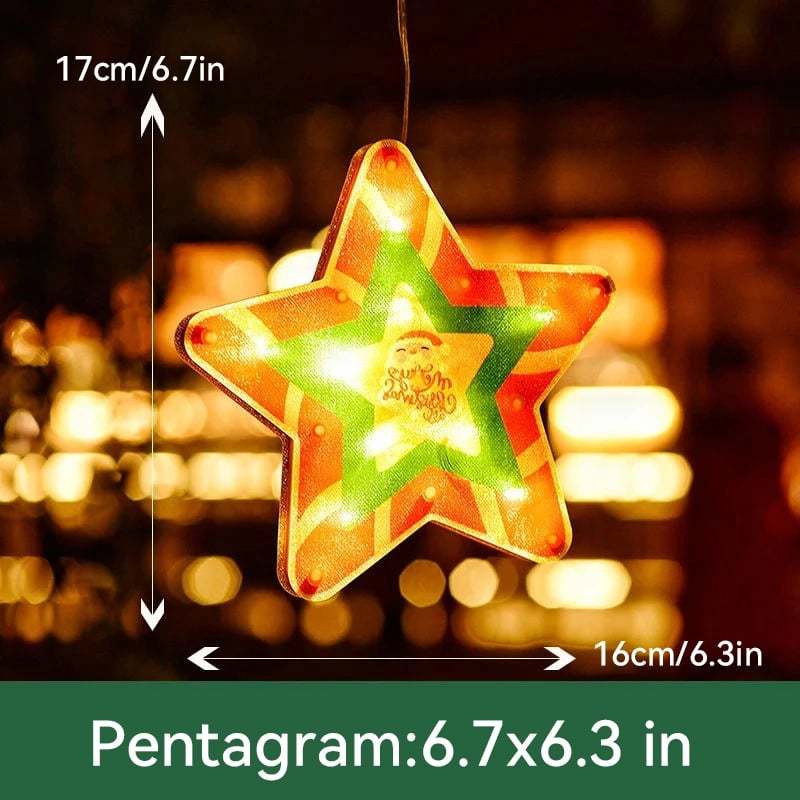 🎄Venta de Navidad anticipada - à Cup de succión para la ventana de Navidad🎅