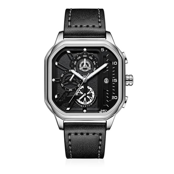 Reloj de cuarzo resistente al agua para hombre.