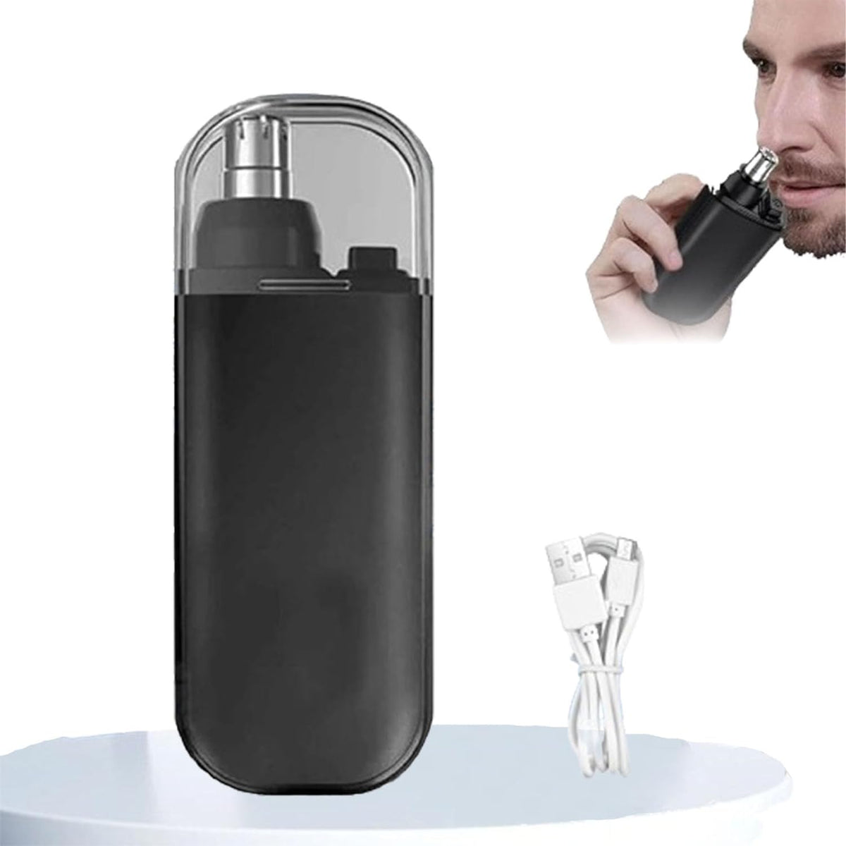 Afeitadora eléctrica lavable y portátil para hombre