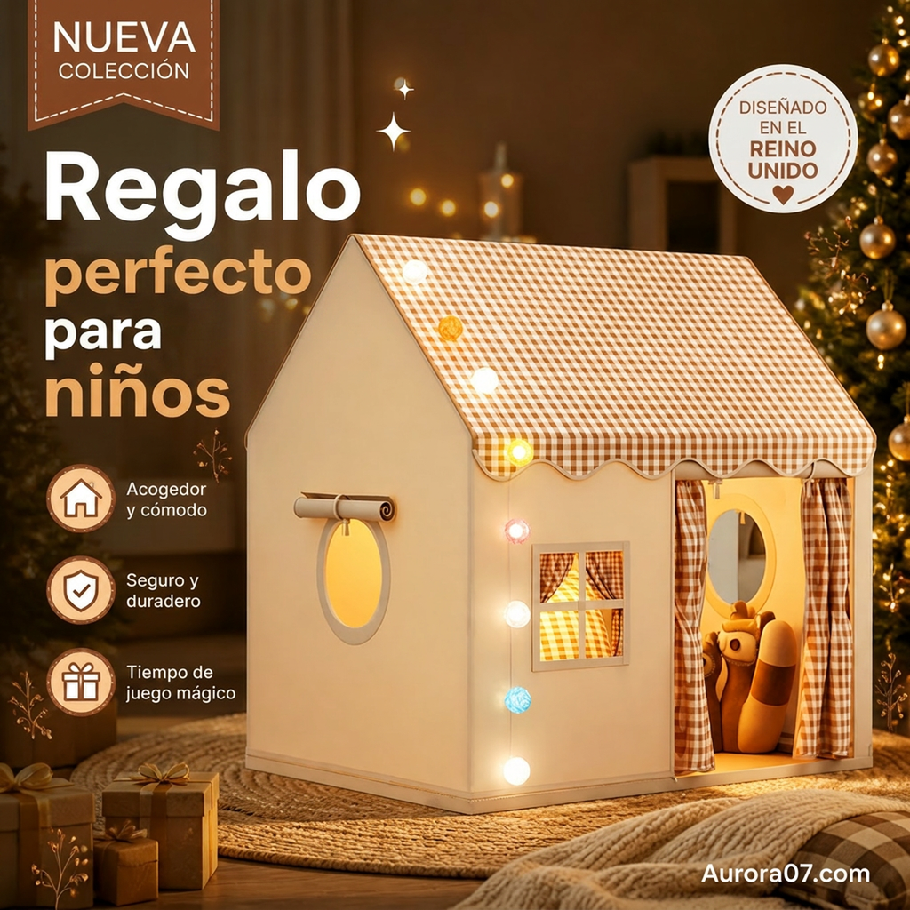 🏆 Último día 50% de descuento 🏠 Castillo de tiendas de juegos para niños ✨