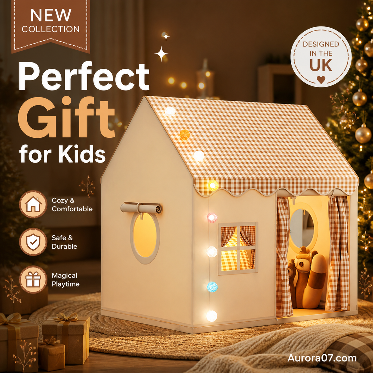 🏆 Último día 50% de descuento 🏠 Castillo de tiendas de juegos para niños ✨