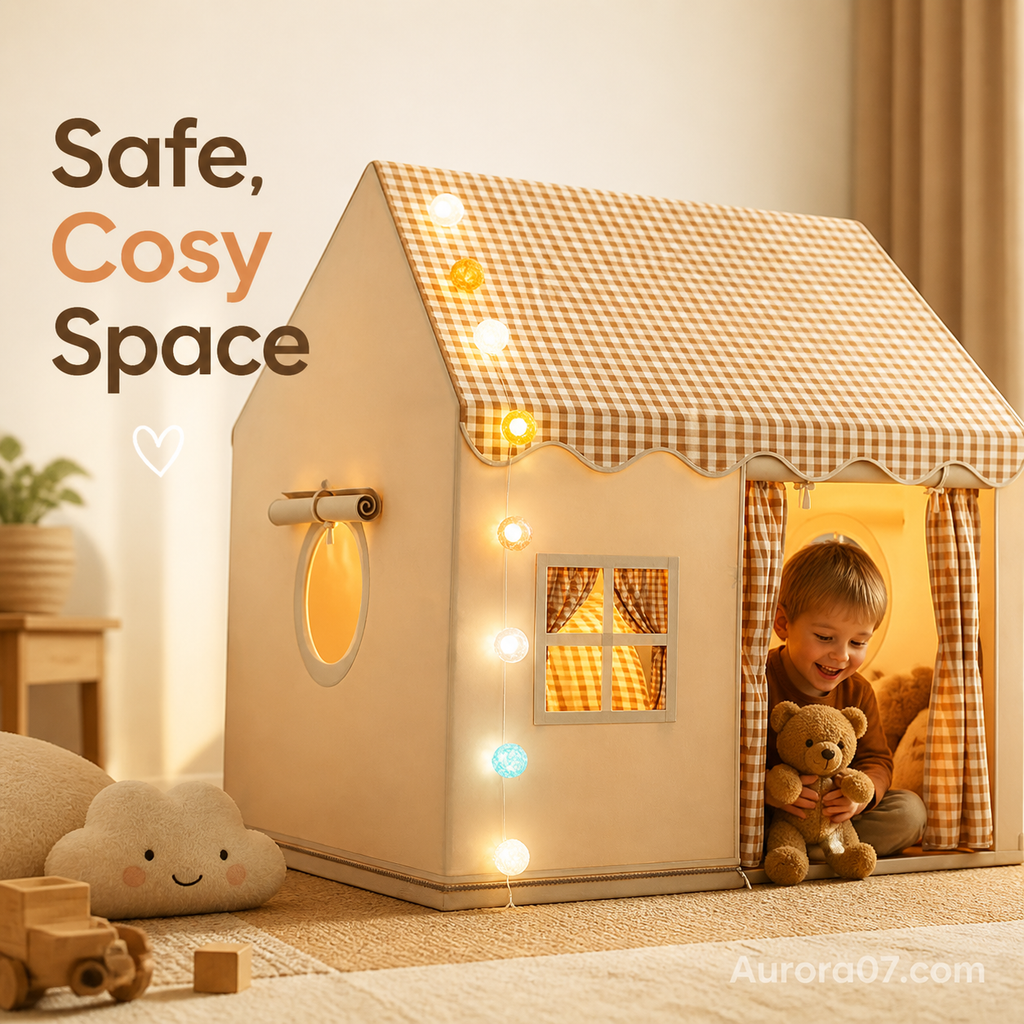 🏆 Último día 50% de descuento 🏠 Castillo de tiendas de juegos para niños ✨