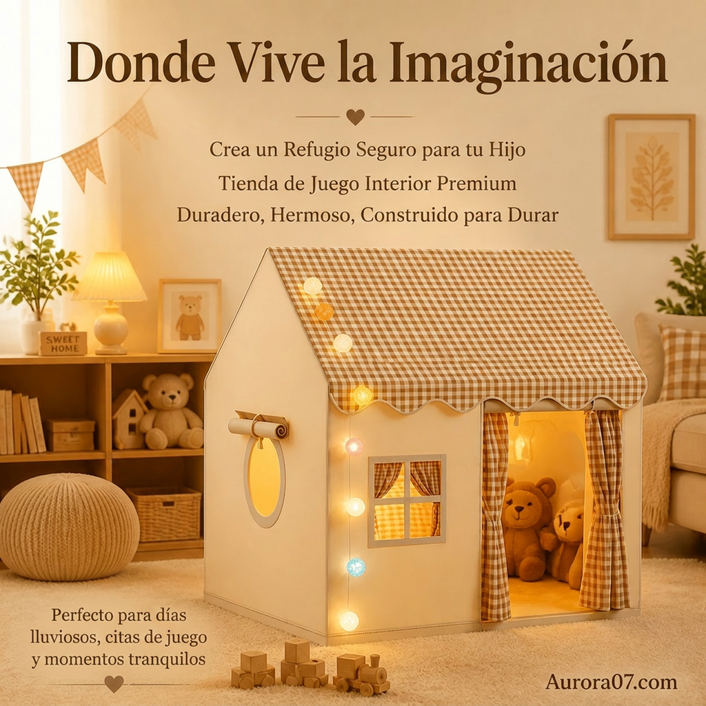 🏆 Último día 50% de descuento 🏠 Castillo de tiendas de juegos para niños ✨