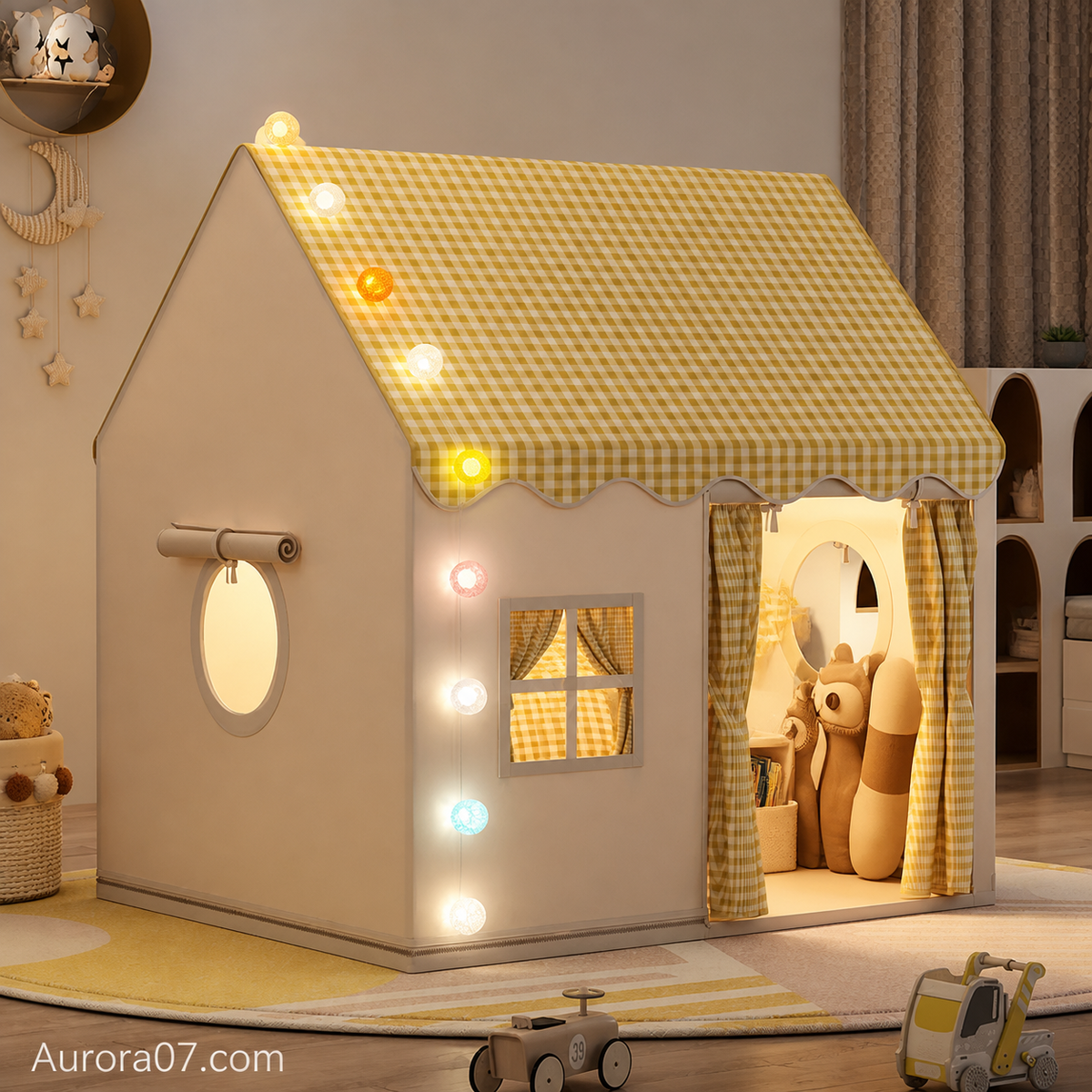 🏆 Último día 50% de descuento 🏠 Castillo de tiendas de juegos para niños ✨