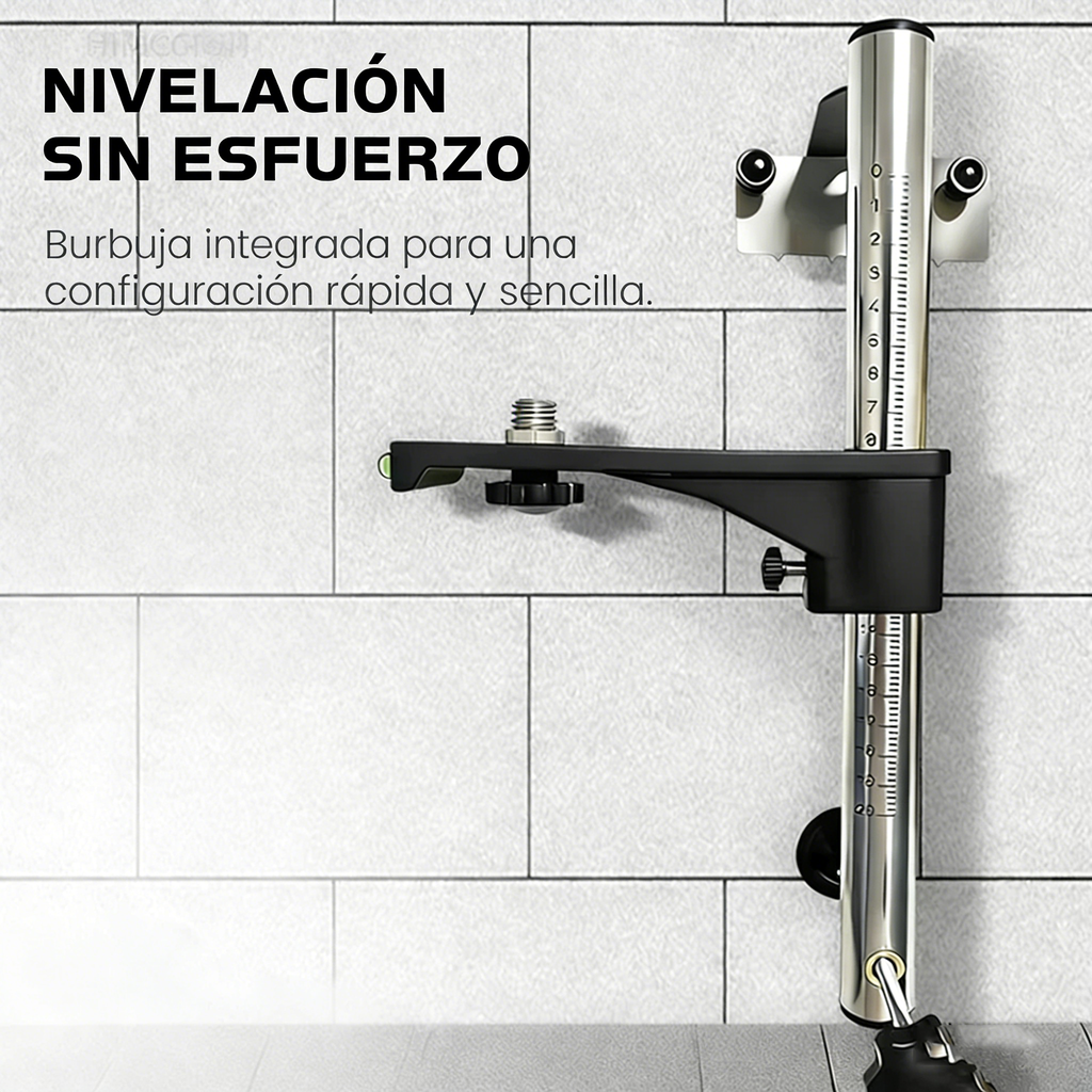 Soporte de montaje en pared para nivel láser ajustable