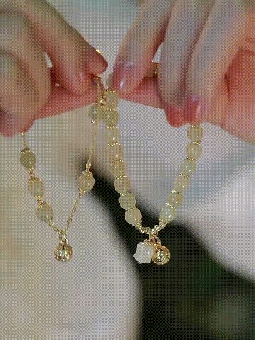 Pulsera Hetian Jade Bell