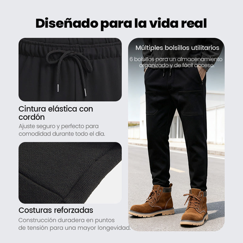 💥🥰 Multipantalones – Pantalones Cargo Duraderos, Multibolsillos y Superelásticos