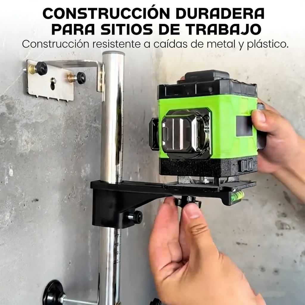 Soporte de montaje en pared para nivel láser ajustable
