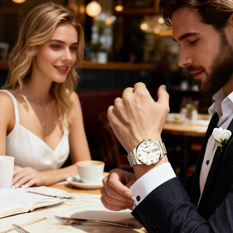 Reloj Ejecutivo para Hombre Acero Inoxidable Impermeable