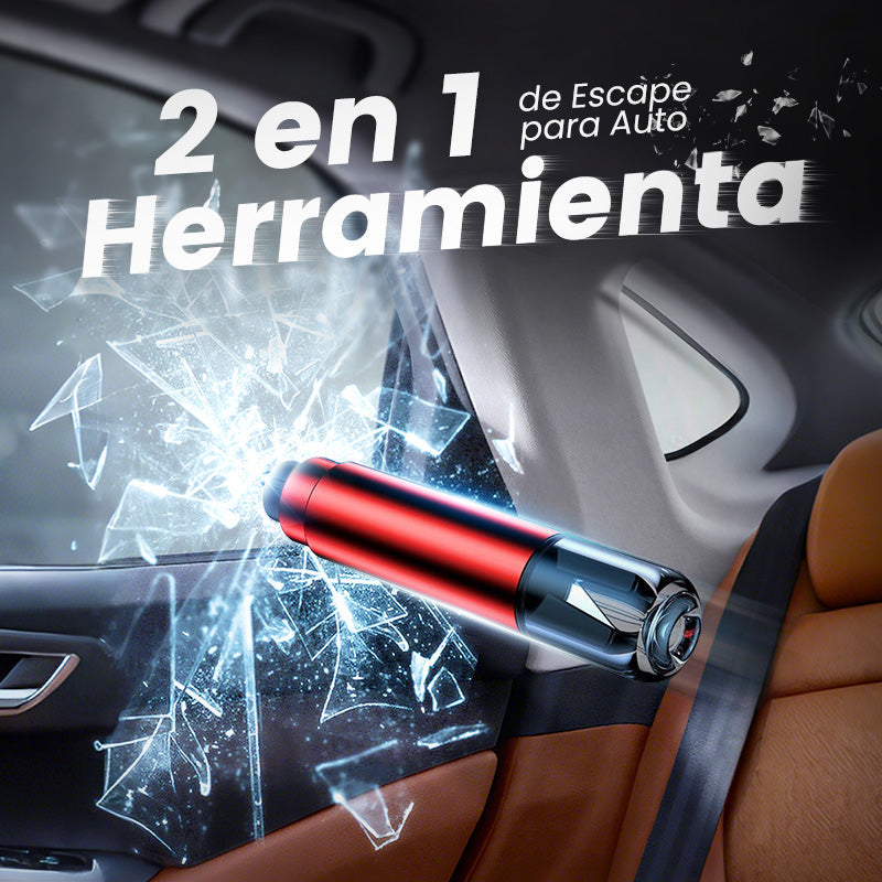 🚗🔨Mini herramienta de escape para emergencias en el coche