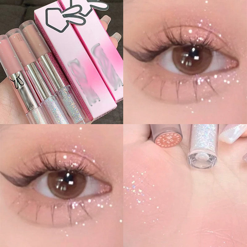 Sombra de ojos líquida con doble brillo（50% DE DESCUENTO）