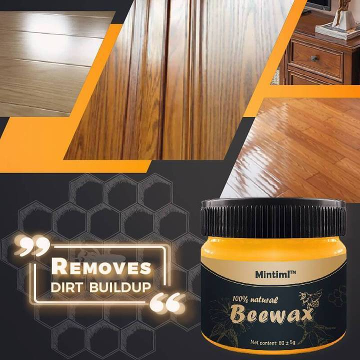 （COMPRAR 2 OBTENER 1 GRATIS）【Gastos de envío incluidos】Cera de Abejas para Condimentos de Madera