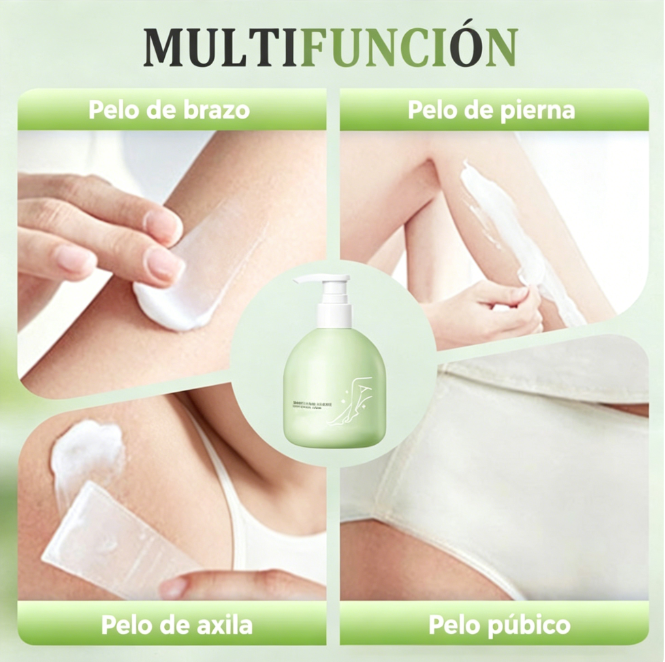 ⏰🔥 ¡Oferta Limitada 50% OFF! ✨ Crema Depilatoria Suave y No Irritante – Piel Suave y Libre de Vello en Minutos 🧴💖