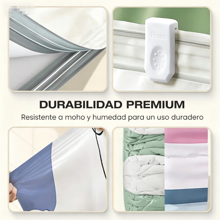 ⏰🔥 ¡Oferta Especial 50% OFF! 🧳 Bolsas de Compresión al Vacío – Gran Tamaño y Ahorro de Espacio sin Bomba ✨💖