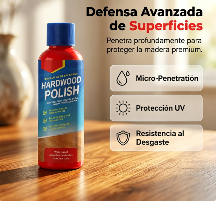 ⏰🔥 ¡50% DE DESCUENTO POR TIEMPO LIMITADO! ✨ Pulimento de Madera de Alto Brillo – Suelos Relucientes y Protegidos en Minutos 🏠💎