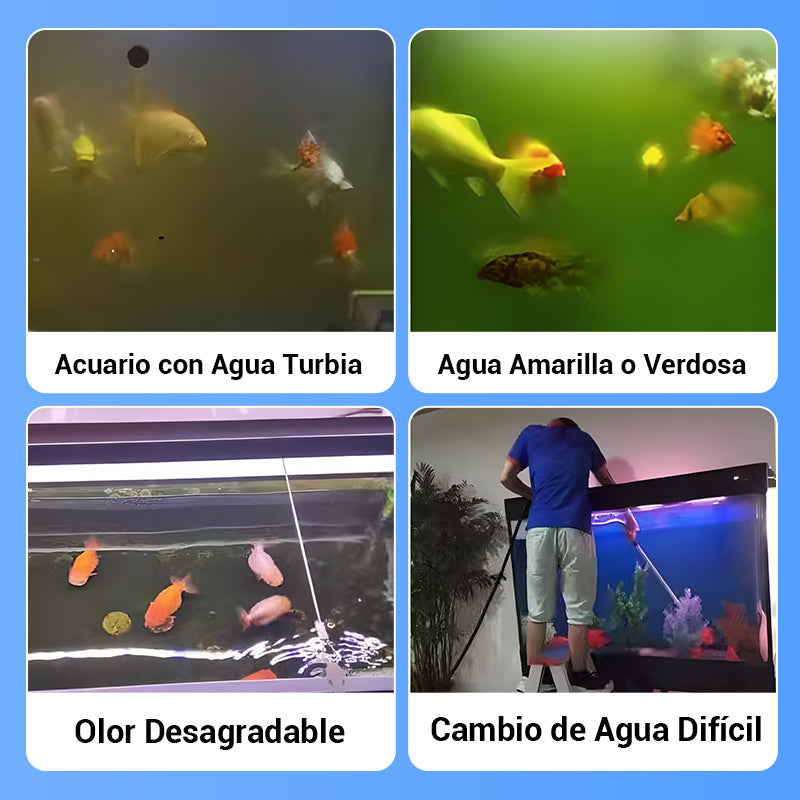 Tableta Potente de Purificación de Agua para Acuarios