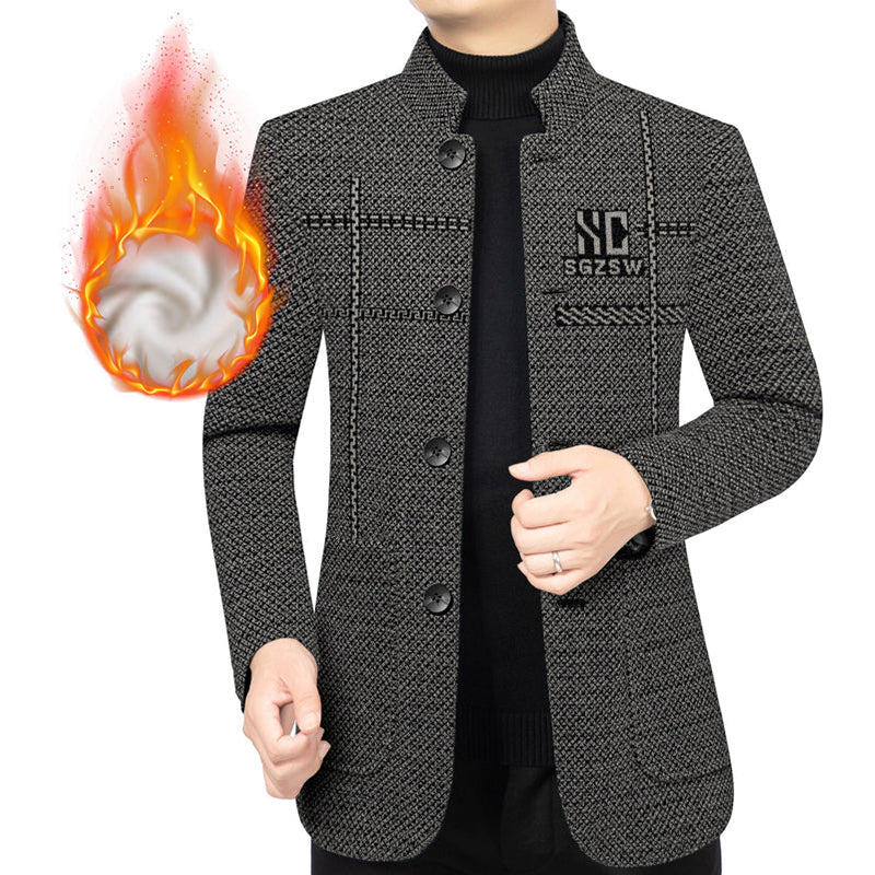 Abrigo informal cálido para hombre