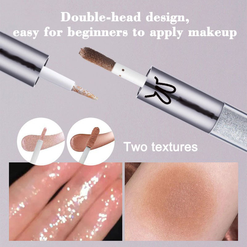 Sombra de ojos líquida con doble brillo（50% DE DESCUENTO）